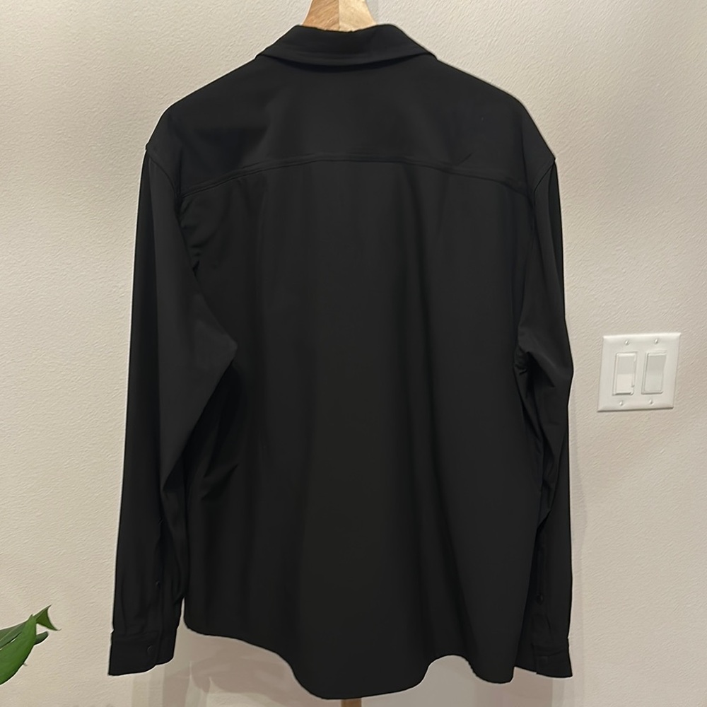 Eddie Bauer Men's Black Shirt Jacket - Picture 5 of 5